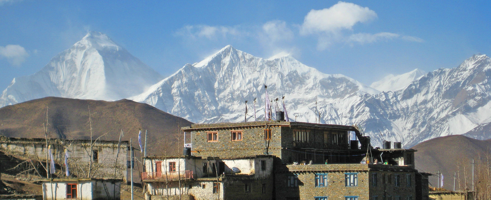 Dhaulagiri mountain from Muktinath village