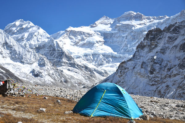 View from Kanchenjunga Base Camp
